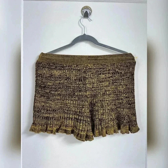 MARIA DORA FRILL CASHMERE BLEND SHORTS SIZE S - Picture 6 of 6
